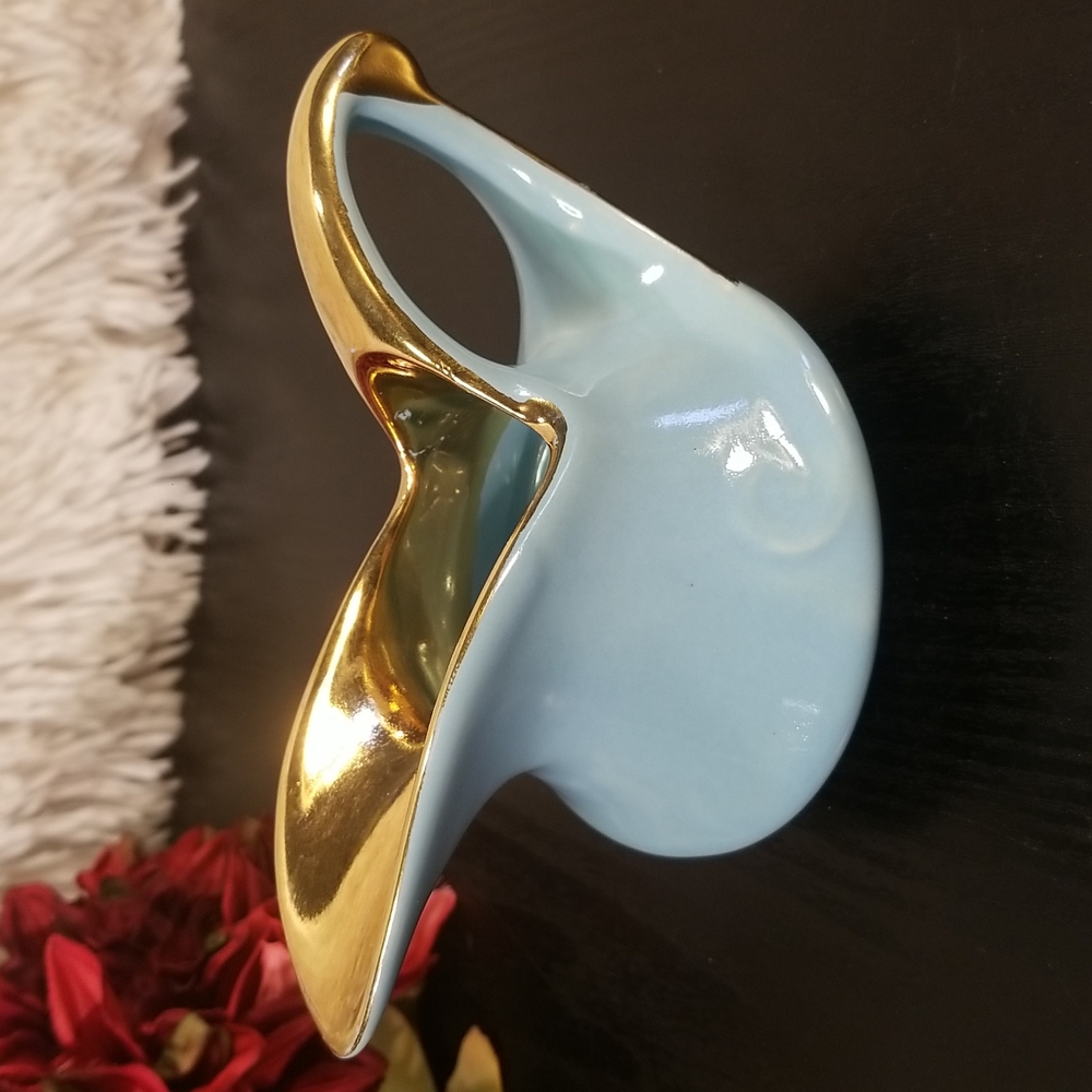 Pearl China Co 22k Aqua creamer